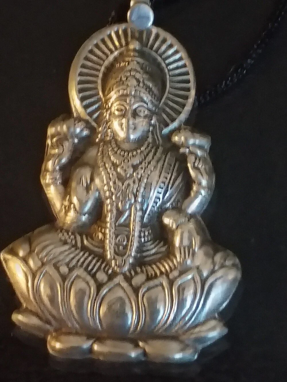 Sterling Silver Hindu Pendant - Picture 1 of 2